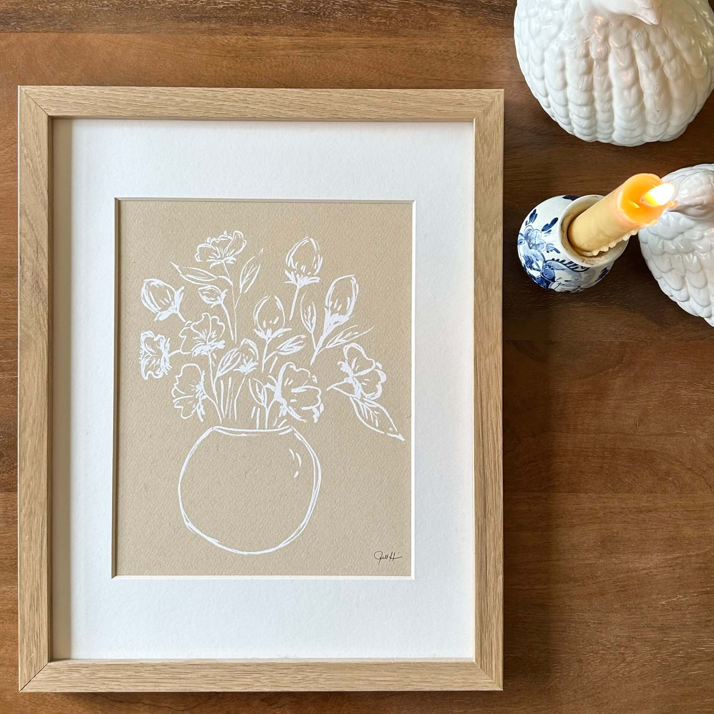 Photo of Floral Sketch No. 1