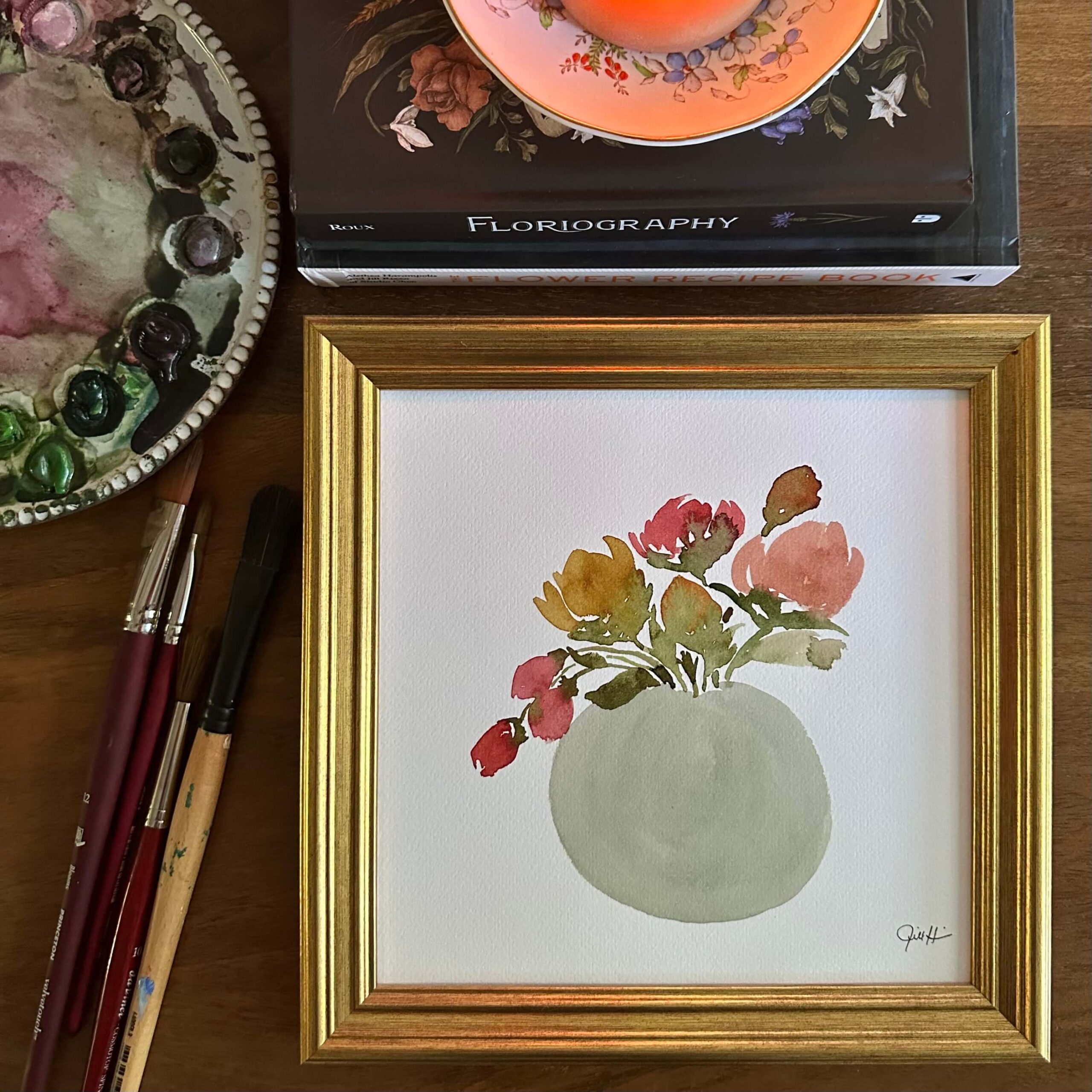 Photograph of Morning Still Life No. 4 Painting in Frame